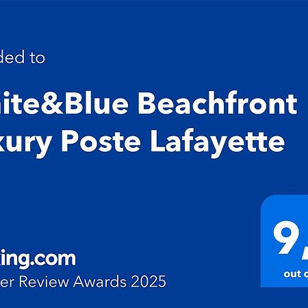 White&Blue Beachfront Luxury Poste Lafayette Екстер'єр фото